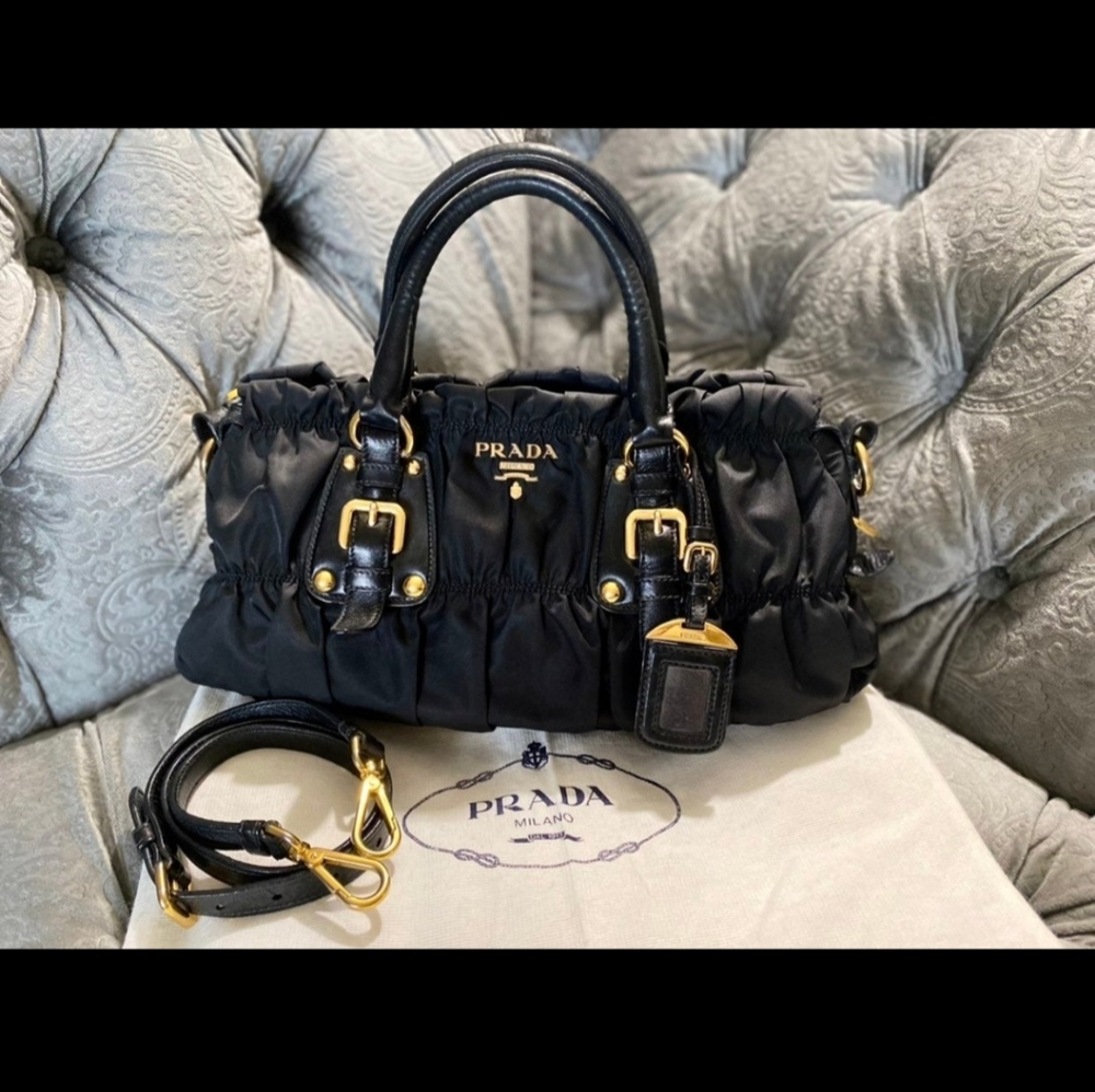 SOLD! SOLD! SOLD!Prada Tessuto Gaufre Handbag